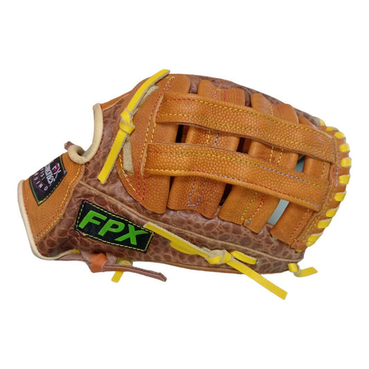 Guante Manopla Beisbol 2180 Ed. Rondinelo 12.5 Palomares Fpx Naranja Juvenil/adulto