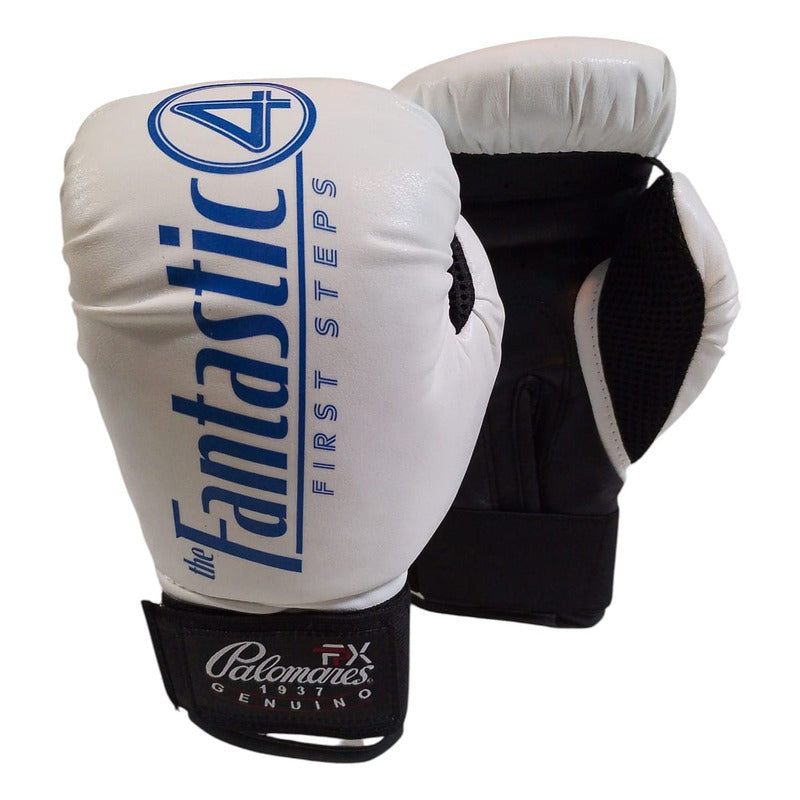 Guante Box Infantil 6oz La Antorcha Humana 4 Fantasticos Fpx 6 Oz Blanco