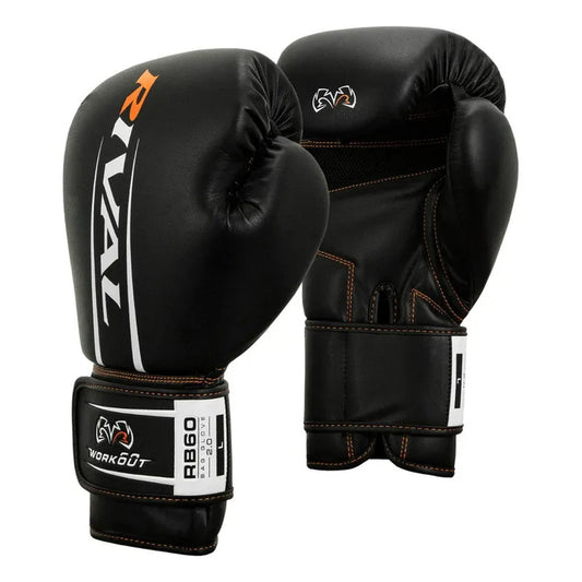 Guante Box Rival Boxing Workout Palomares Genuino Fpx L / 14 Oz Negro