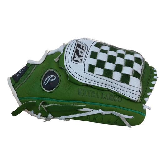Guante Manopla Beisbol Mak Tricolor 14 PuLG Palomares Fpx Verde Adulto