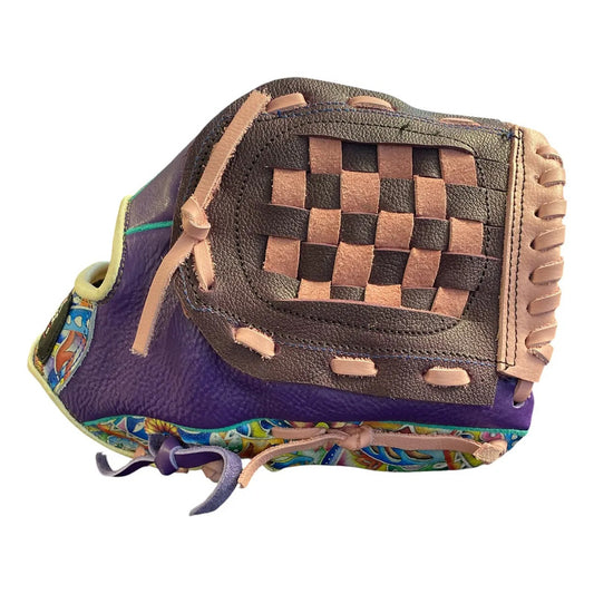 Guante Manopla Beisbol Ed. Unica Mod 2190 12.5 Palomares Fpx Rosa/morado Juvenil/adulto