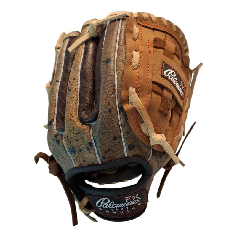 Guante Manopla Beisbol Adulto 12puLG  Pardo Palomares Fpx Cafe / Amarillo Juvenil/ Adulto