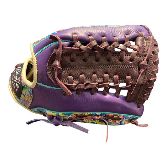Guante Manopla Beisbol Morado Tejido Ed. Unica 1250 12.5 Fpx Morado Juvenil/adulto