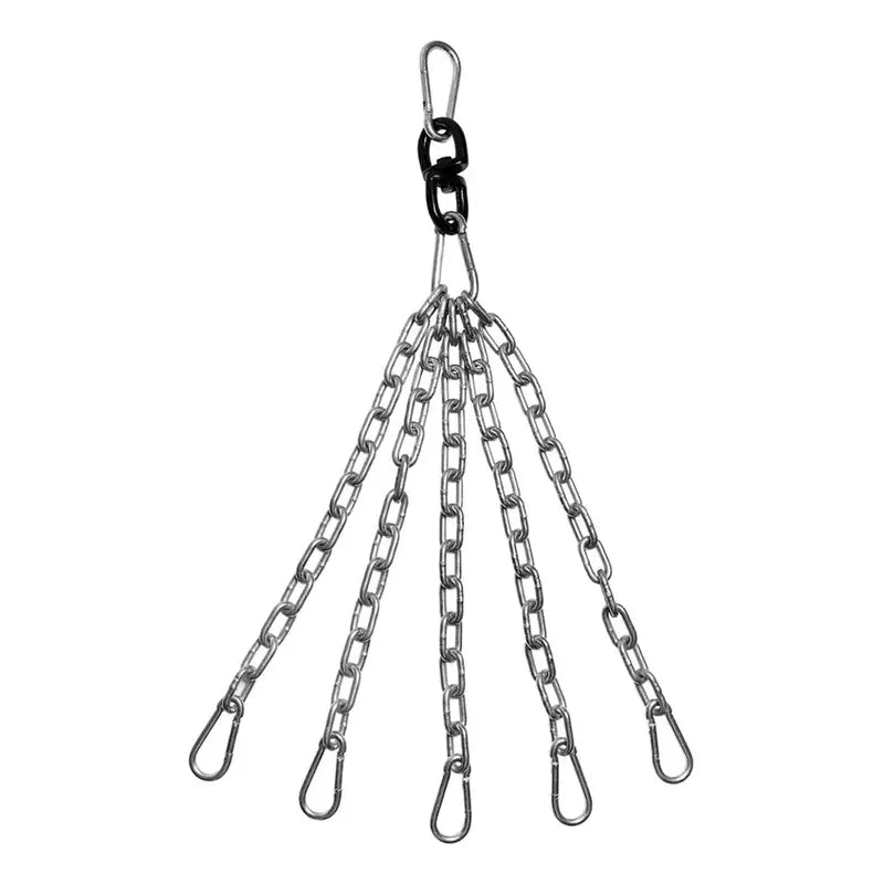 Cadena Y Eslabón Giratorio Platinum Pro Para Costal De Box Plateado