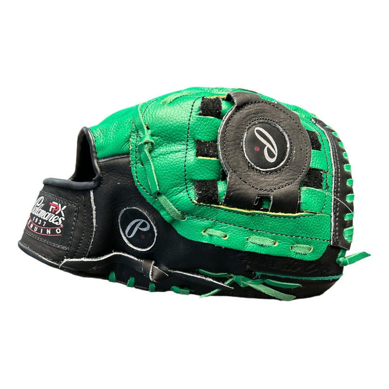 Guante Manopla Beisbol Soft Neon Ver Palomares Genuino Fpx