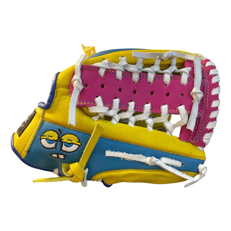 Guante Manopla Beisbol 12.5 Tramp Bob Esponja Palomares Fpx Tejido Blanco Juvenil/ Adulto