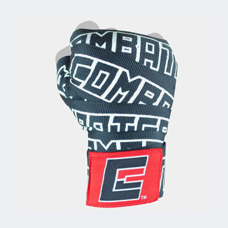 Par Vendas Boxeo 5mts Combat Corner Fpx Negro Juvenil/adulto
