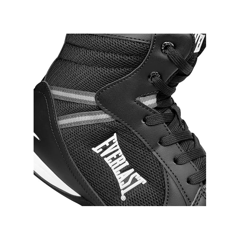 Tenis Boxeo Everlast Mod 1128 Negro Blanco Fpx Negro Geométrico 7