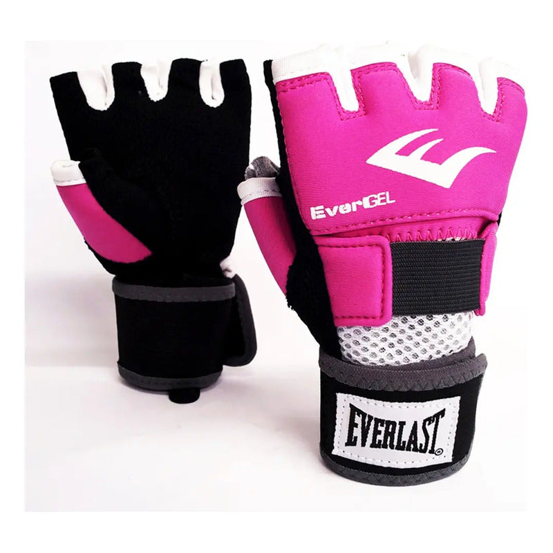 Guantes Alternativa A Vendaje De Boxeo Evergel Everlast M Rosa