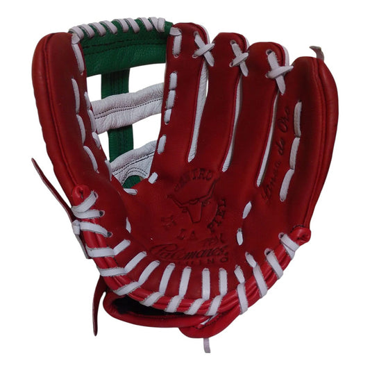 Guante Manopla Béisbol G 355 12.5 Tricolor H Palomares Fpx Blanco Juvenil/ Adulto