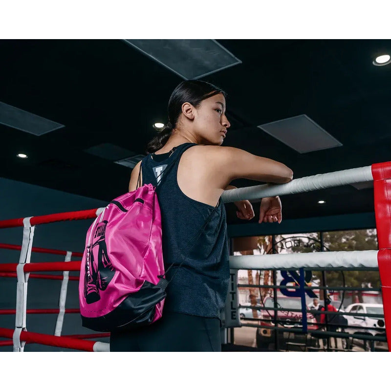 Bolso Title  Bruiser Gym Sack Palomares Genuino Fpx Rosa