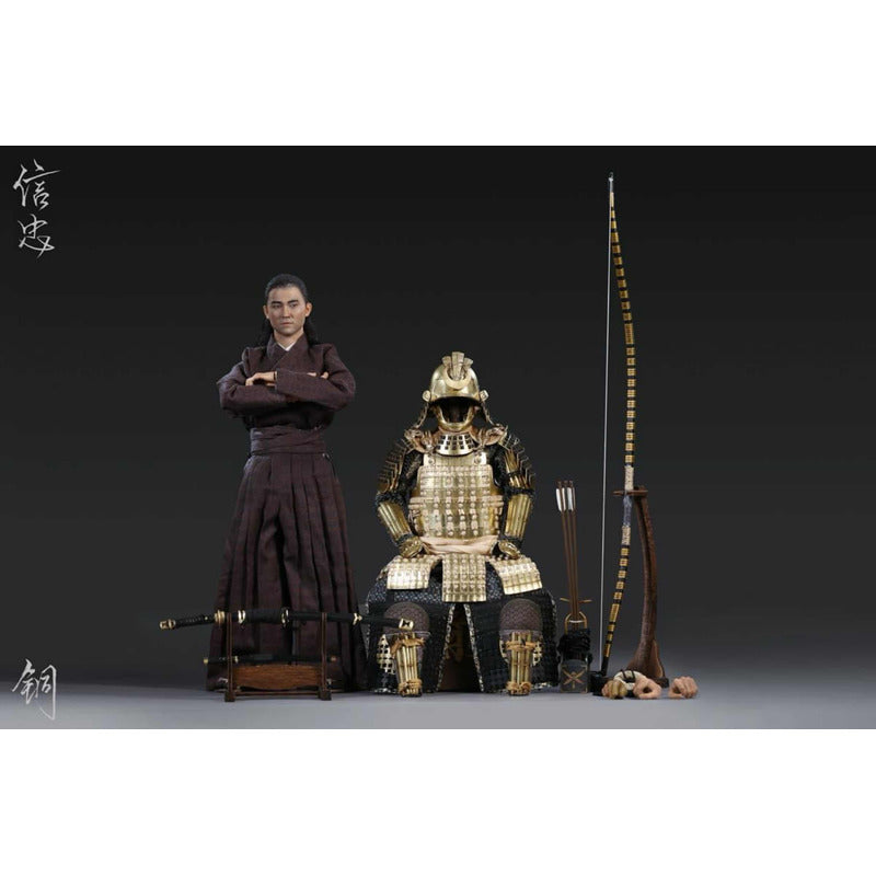 Poptoys General Oda Nobutada Samurai Armadura Cobre Fpx