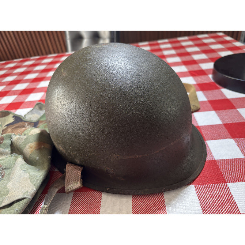 Casco Antiguo M1 Funda Mitchel Guerra Vietnam Fecha 1972 Fpx