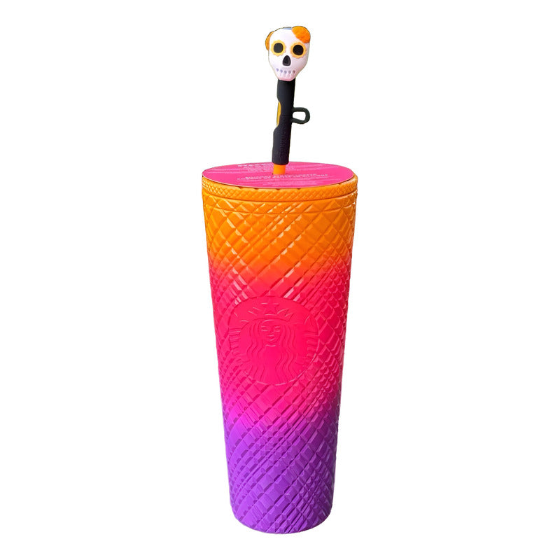 Vaso Tumbler Starbucks Halloween 2024 710ml Color Naranja