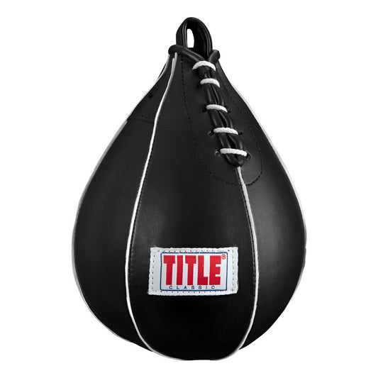 Pera De Boxeo Title Boxing Super Speed Bag Roja Negro