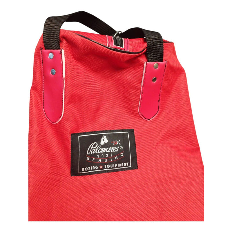 Costal Boxeo Lona Chico Rojo Palomares Genuino Fpx Rojo