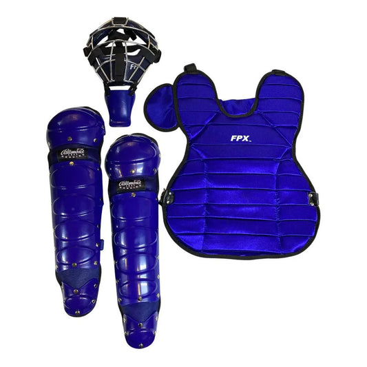 Arreo Juvenil Beisbol Catcher Careta/peto/espinilleras Fpx Azul
