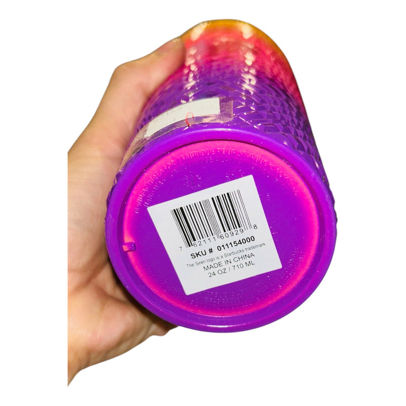 Vaso Starbucks Día De Muertos Con Straw Stopper Nuevo Naranja