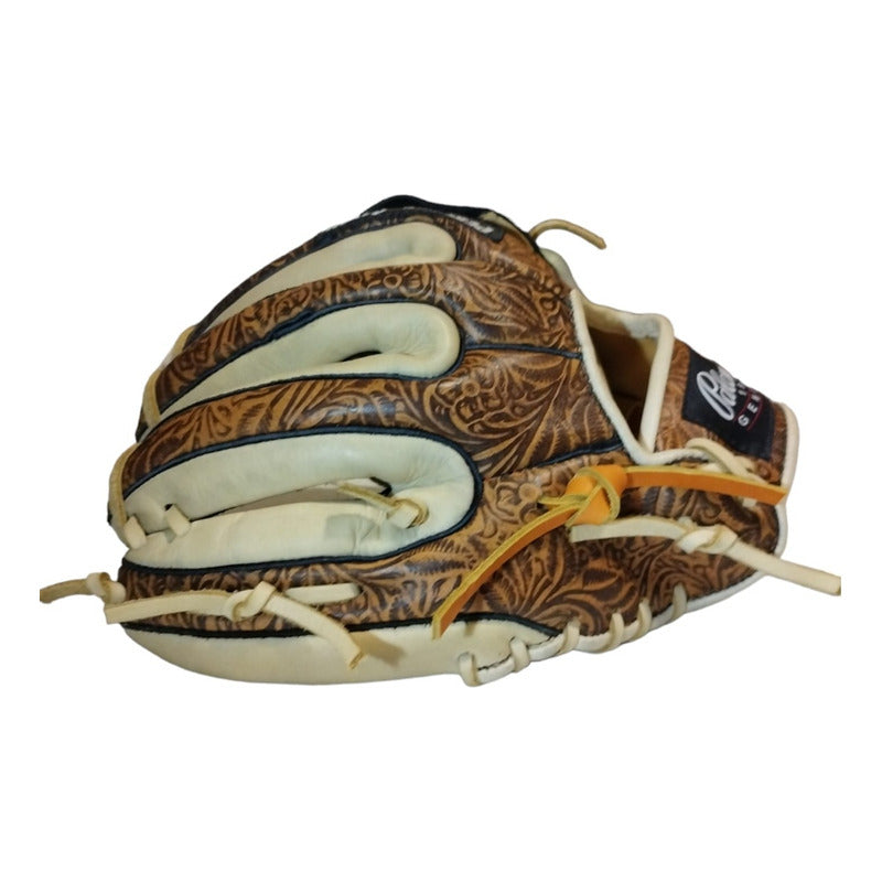 Guante Manopla Béisbol Mod 1650 12.5 Palomares Genuino Fpx  Coral Claro Adulto