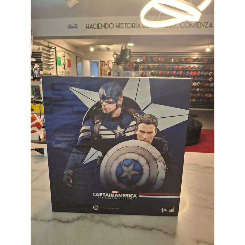 Hot Toys Capitan America And Steve Rodgers Mms243 1/6 Fpx