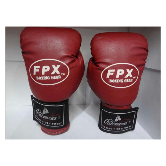 Kit Box Boxing Gear Palomares Genuino Fpx 14 Oz 14oz Rojo