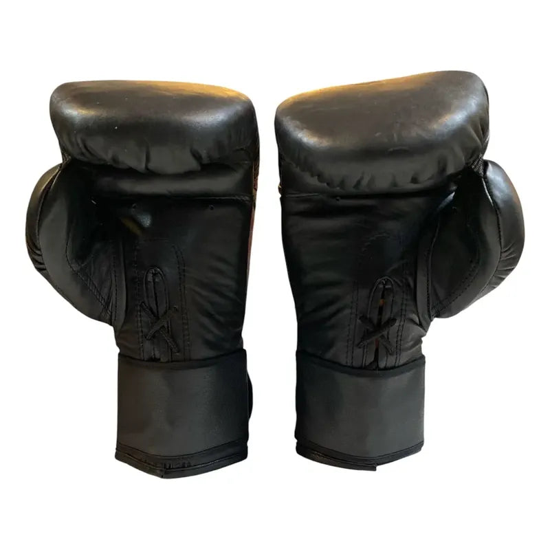 Guante Box Piel Cierre Agujeta Velcro Palomares Genuino Fpx 14 Oz Negro