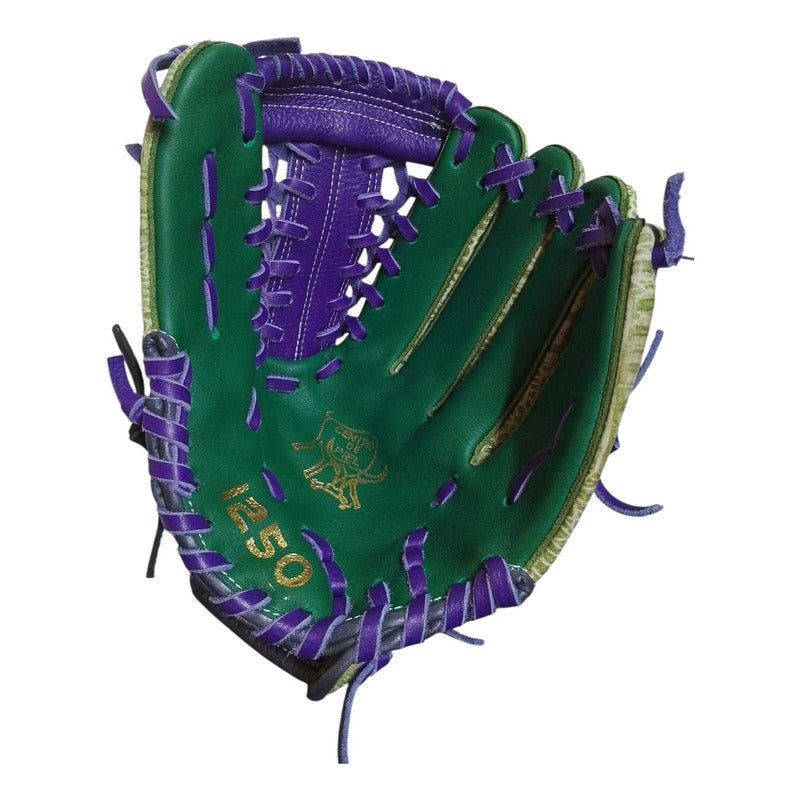 Guante Manopla Beisbol 1250 Hulk Tejido 12.5 Palomares Fpx Verde Juvenil/adulto