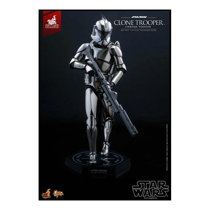 Hot Toys Clone Trooper Chrome Star Wars 1/6 Fpx