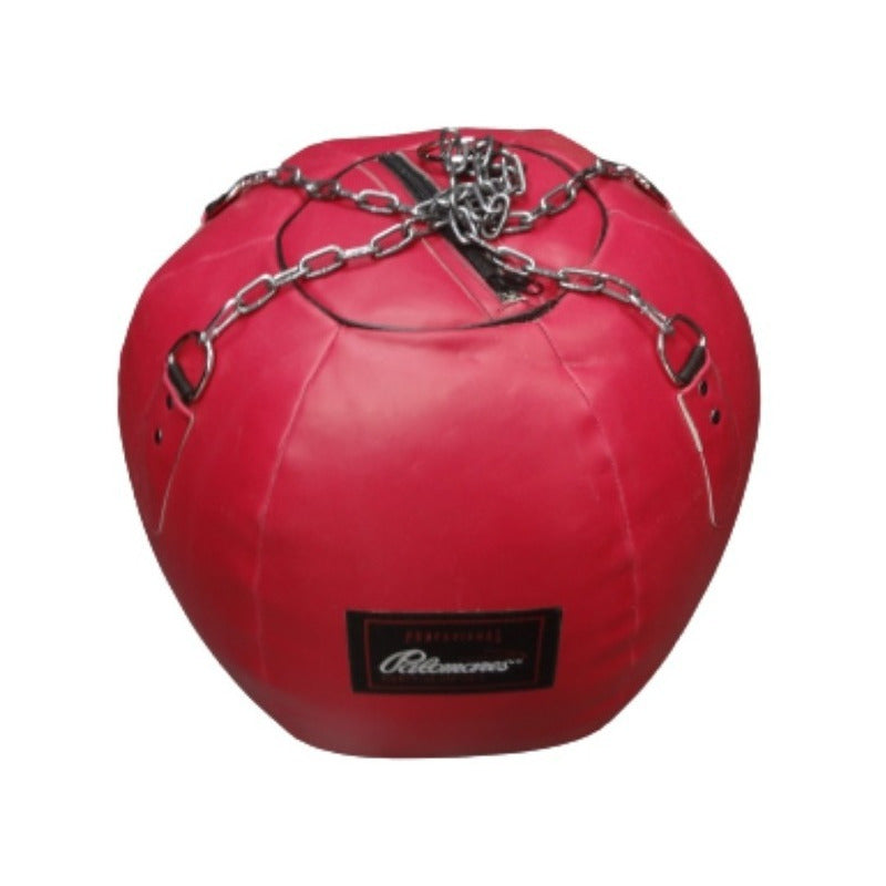 Costal De Box Redondo O Bola Vinil Palomares Genuino Fpx Rojo
