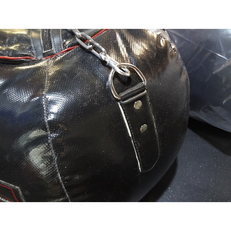 Costal Redondo O Bola  Box,envio Gratis  Palomares Genuino Negro