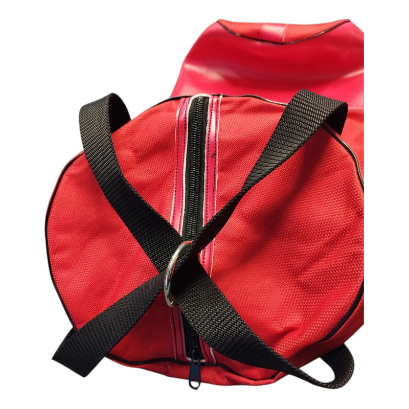 Costal Boxeo Lona Chico Rojo Palomares Genuino Fpx Rojo