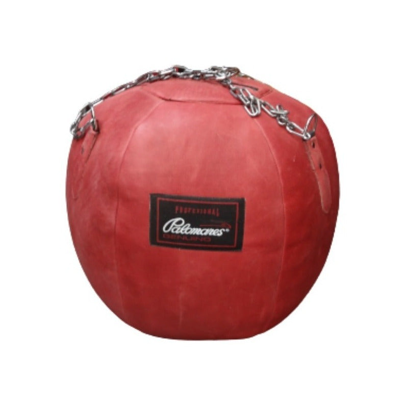 Costal Box Redondo O Bola Piel Rd Palomares Genuino Fpx  Rojo