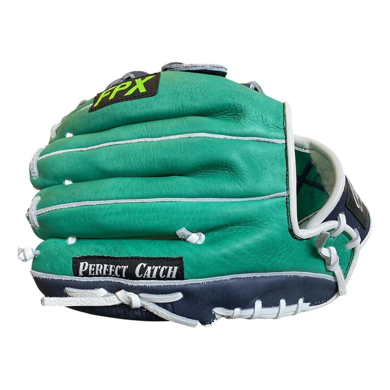 Guante Manopla Beisbol/soft 12.5 G355 Palomares Genuino Fpx Azul Petróleo/ Adulto( Juvenil