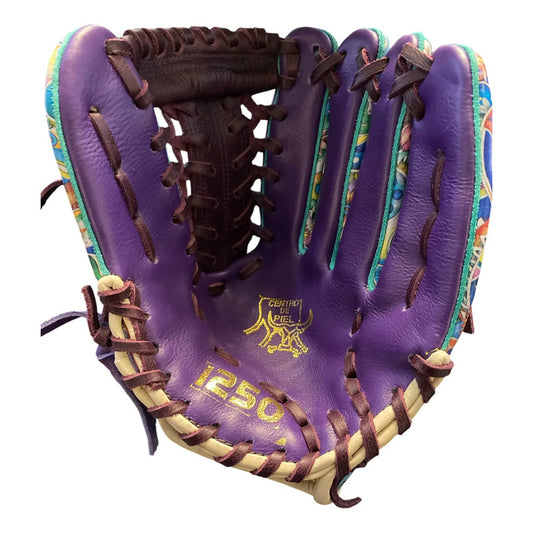 Guante Manopla Beisbol Morado Tejido Ed. Unica 1250 12.5 Fpx Morado Juvenil/adulto