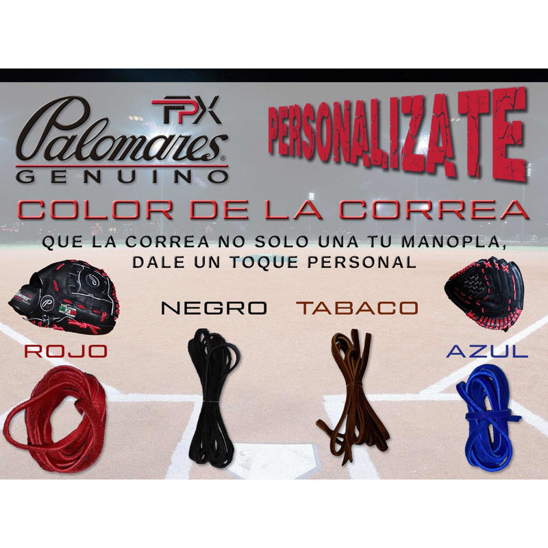 Manopla Beisbol Personalizada Piel Palomares Genuino Fpx