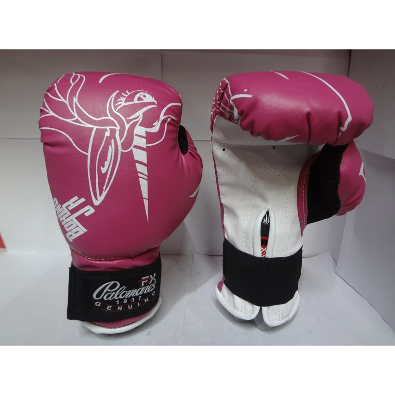 Guantes De Box Infantil Mod Unicornio 6oz Palomares Genuino