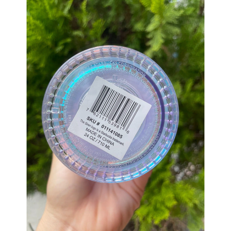Vaso Starbucks Grid Pride Tornasol Con Estrella
