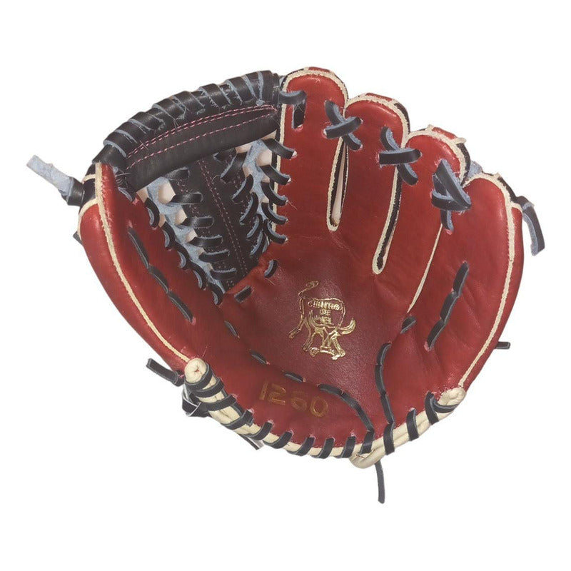 Guante Manopla Beisbol 13pLG Adulto Tejido1260 Palomares Fpx Negro/rojo Adulto