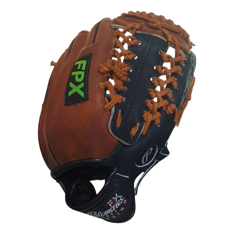 Guante Manopla Béisbol G360 Cafe/negro 12.5 Palomares Fpx Café/negro Juvenil/ Adulto