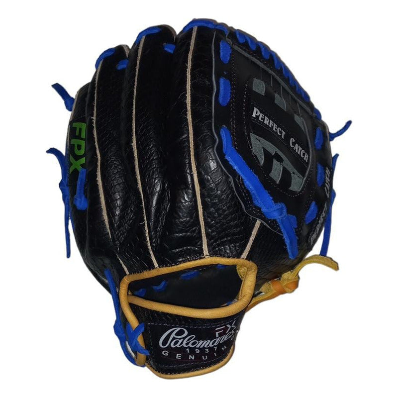 Guante Manopla Béisbol Mod. 1560 12 PuLG Palomares Fpx  Negro Naranja Adulto