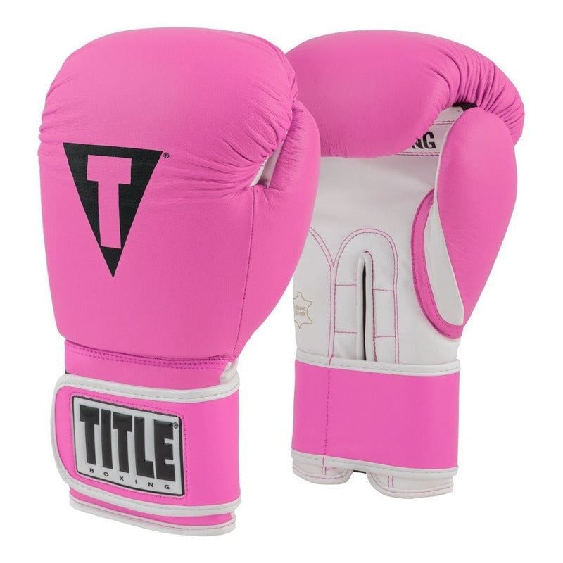 Guantes De Box Title Pro Style Piel 10,12,14oz Palomares Fpx