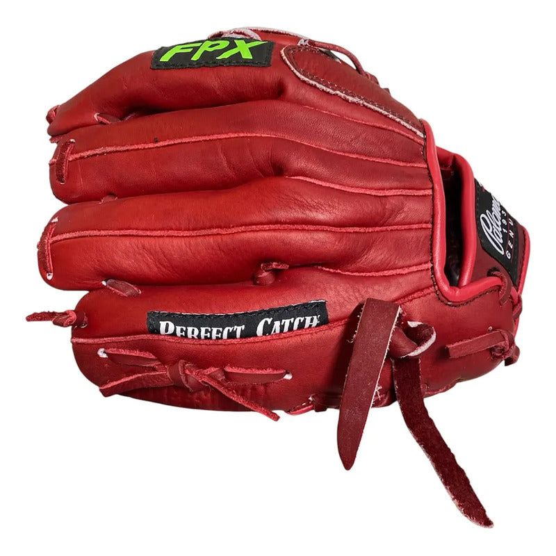 Guante Manopla Beisbol 12.5 PuLG W125 Rojo Palomares Fpx Rojo Juvenil/adulto
