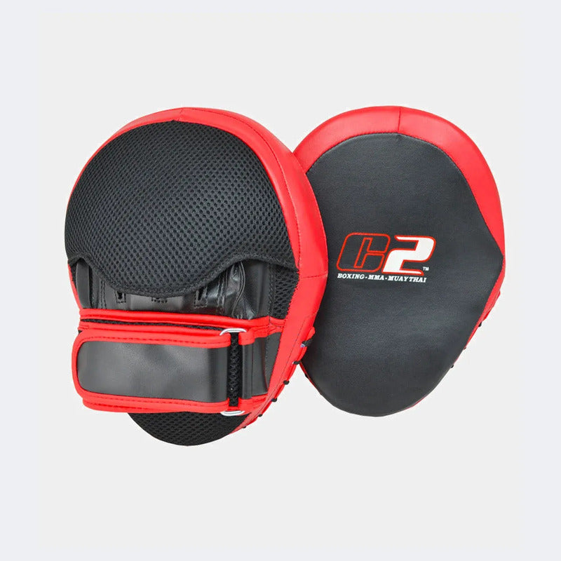 Manopla Golpeo Boxeo Curva Xtra Fresh Combat Corner Fpx Rojo