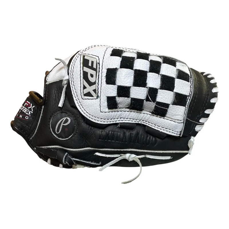 Guante Manopla Beisbol Mak 144 Blanco Negro Palomares Fpx Blanco Juvenil/ Adulto