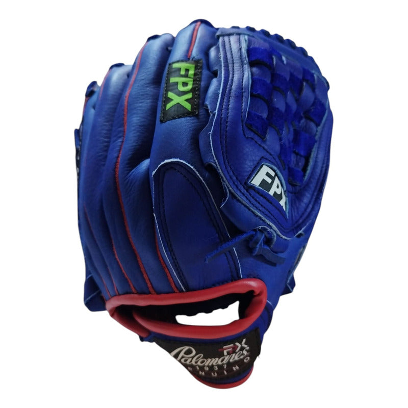 Guante Manopla Beisbol Y Softbol G135 13.5 Palomares Fpx Azul Juvenil/ Adulto