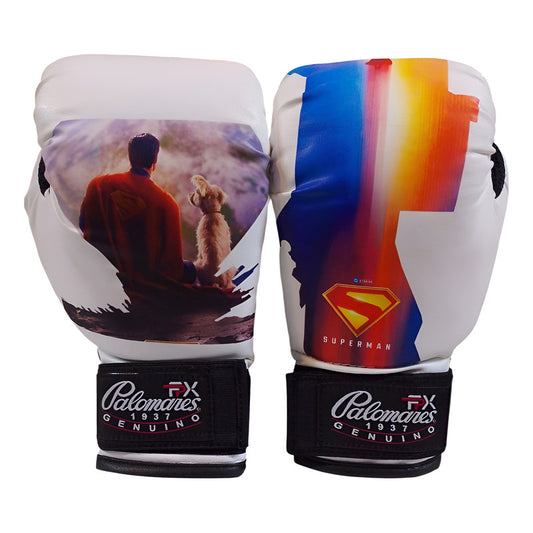 Par Guante Box Infantil Edición Única Superman Legacy Fpx 6 Oz Blanco