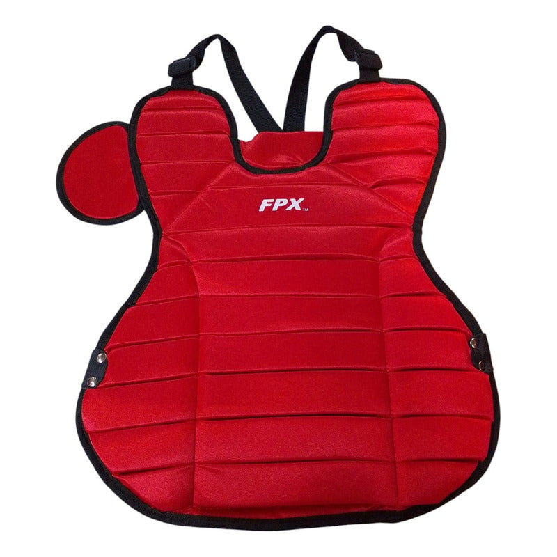 Peto Beisbol Catcher Rojo Profesional Adulto Palomares Fpx Rojo