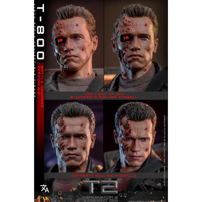 Hot Toys T-800 Battle Damaged 2.0 Palomares Fpx
