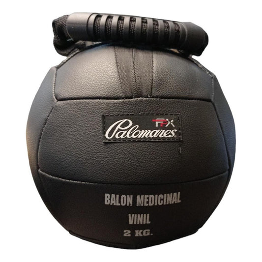 Balon Medicinal Crossfit C/ Agarre 2k Palomares Genuino Fpx Negro