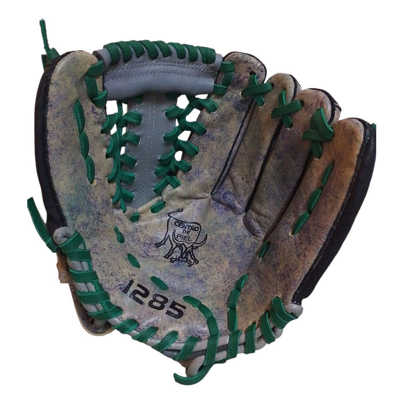 Guante Manopla Beisbol Soft 12 Ed.unica 1285 Tejido Vrd Fpx Verde Musgo Juvenil/adulto